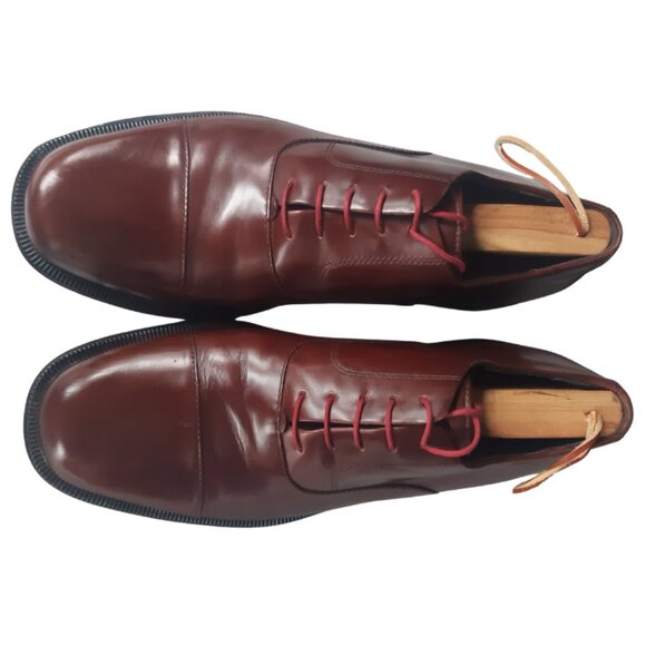 Rockport SZ 12D Men's Brown Cap Toe Oxfords w/ Rubber Sole - Picture 13 of 13